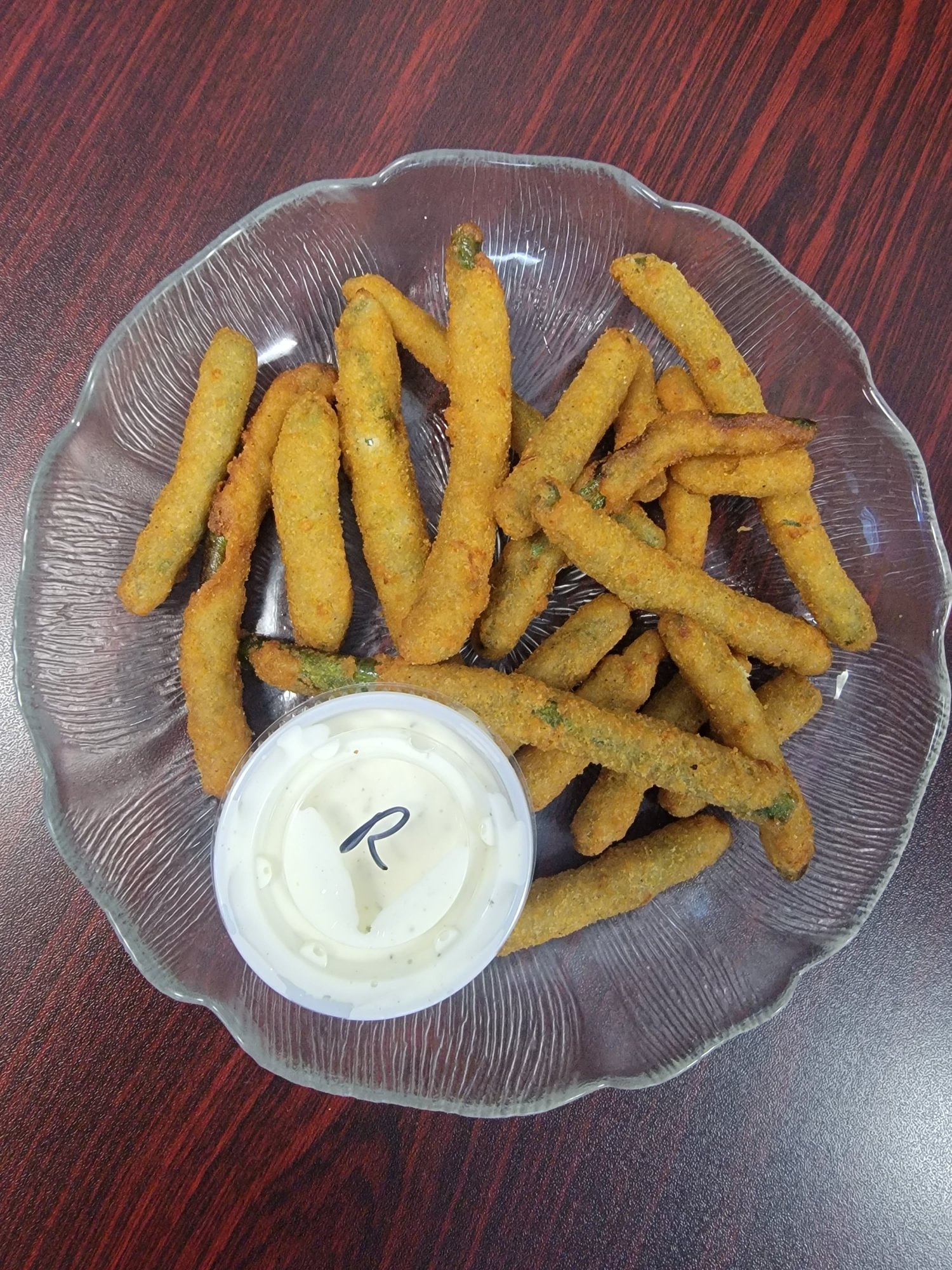 Fried green beans