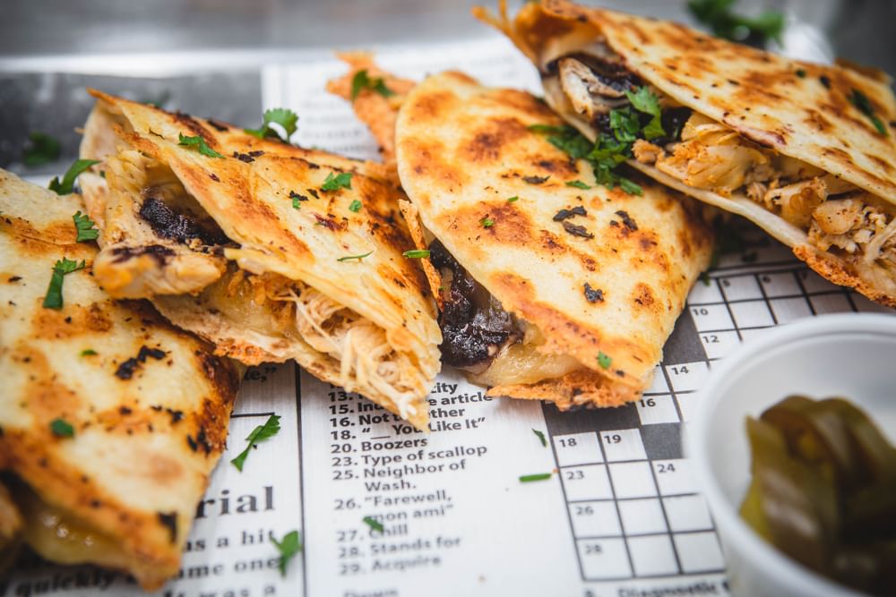 Chipotle Cherry BBQ Quesadilla