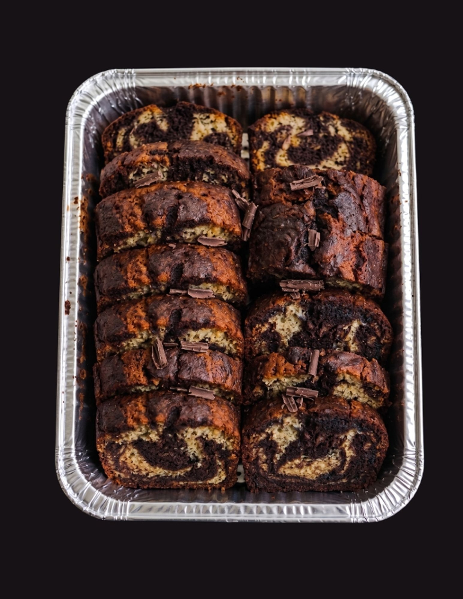 Banana Chocolate Swirl Cake