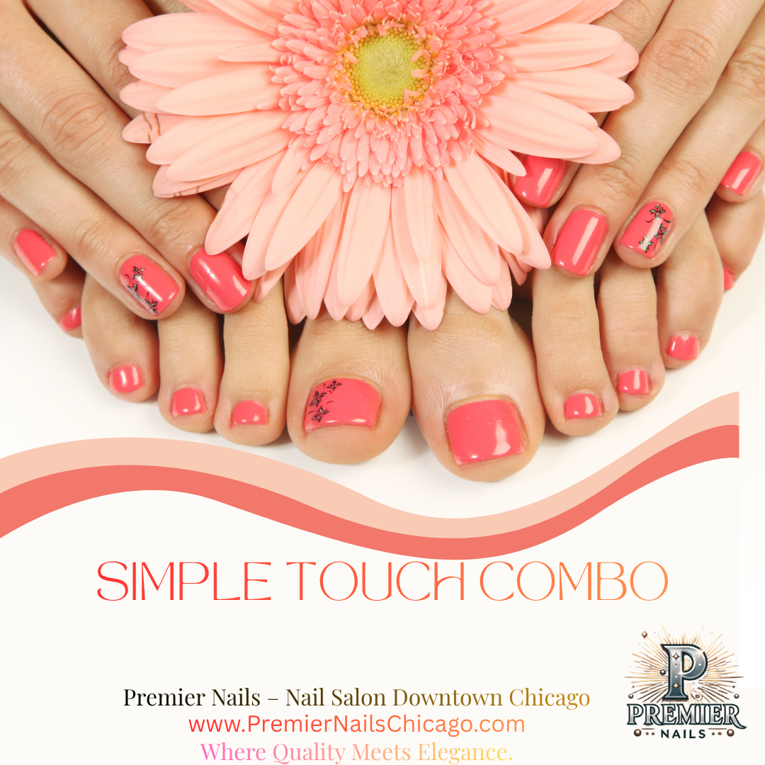 #4 Glow Up Combo – Gel Manicure + Gel Pedicure $100 (Save $10)