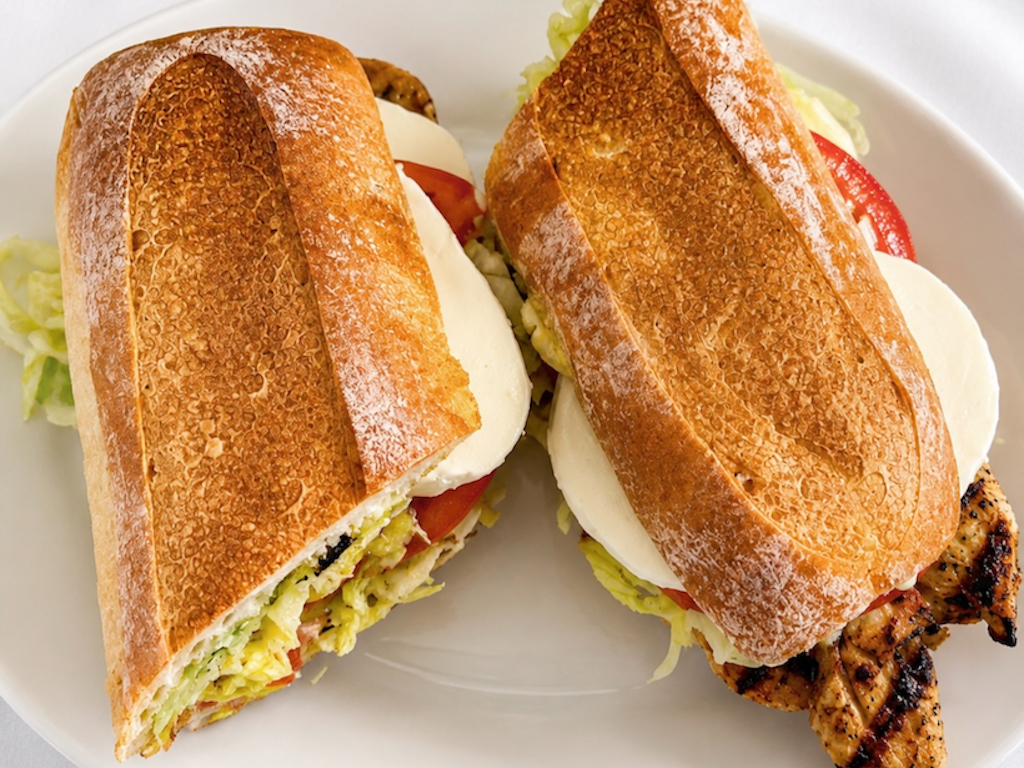 Grilled Chicken W/Fresh Mozzarella Sandwich