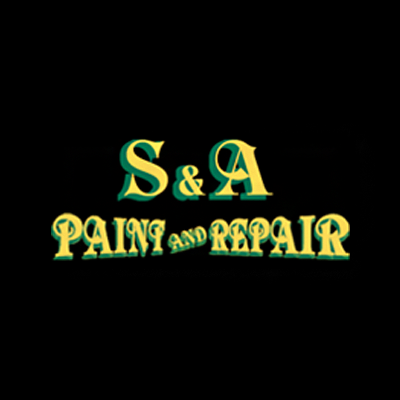 S &amp; A Paint And Repair Logo