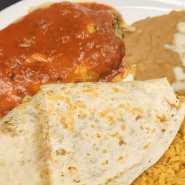 One Chile Relleno & One Quesadilla
