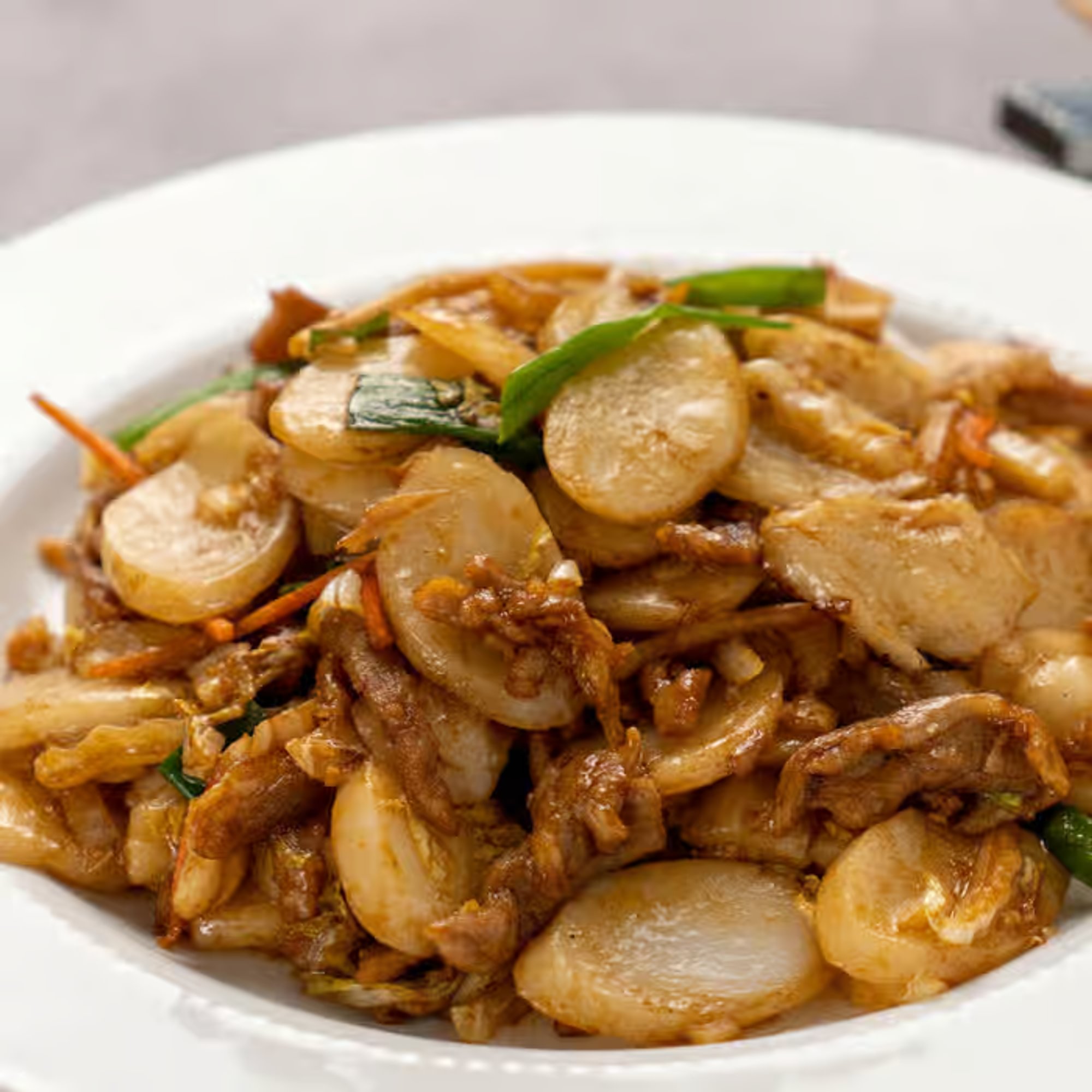 Shanghai Rice Cake with Pork 上海炒年糕