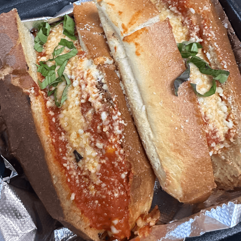 Meatball Parmigiana Panini