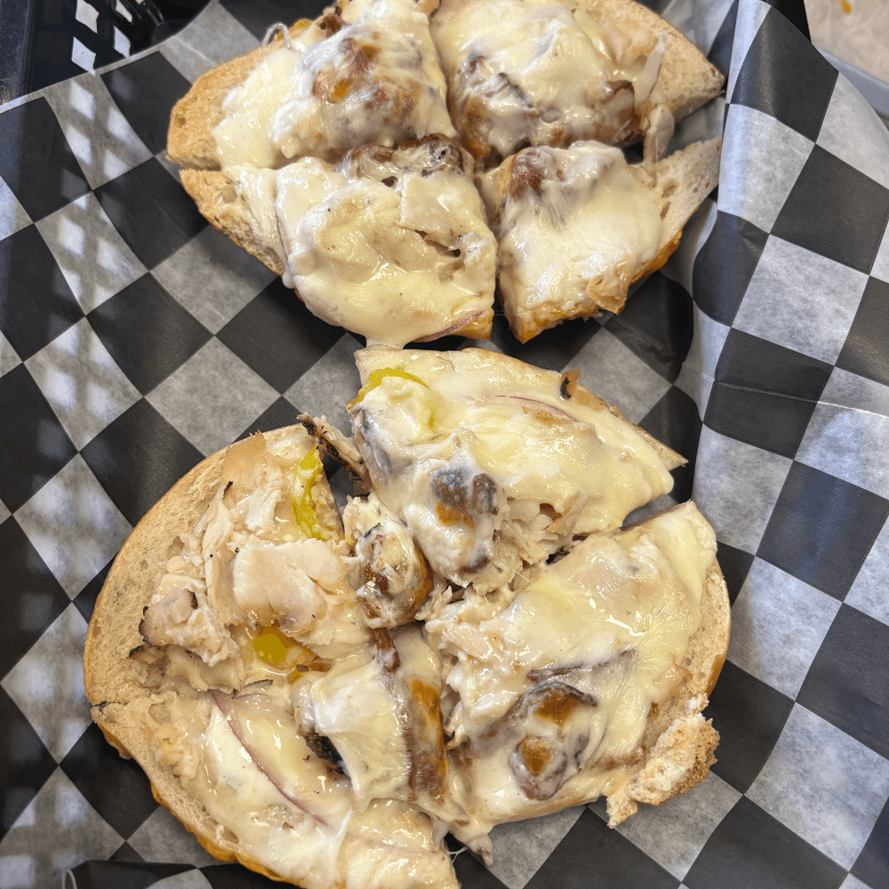 Chicken Bacon Ranch Pizza Sandwich