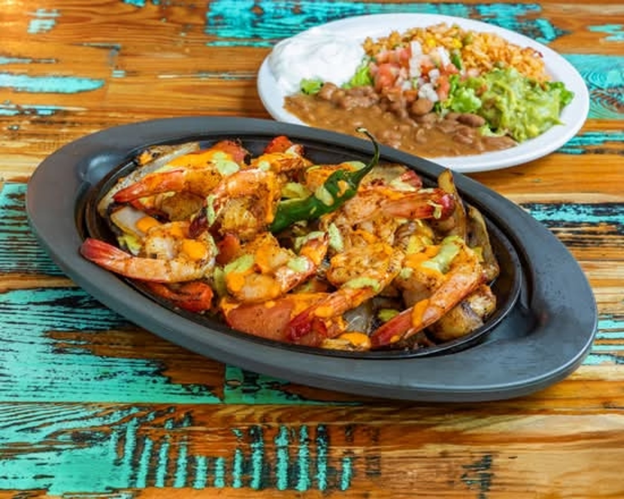Gulf Shrimp Fajitas