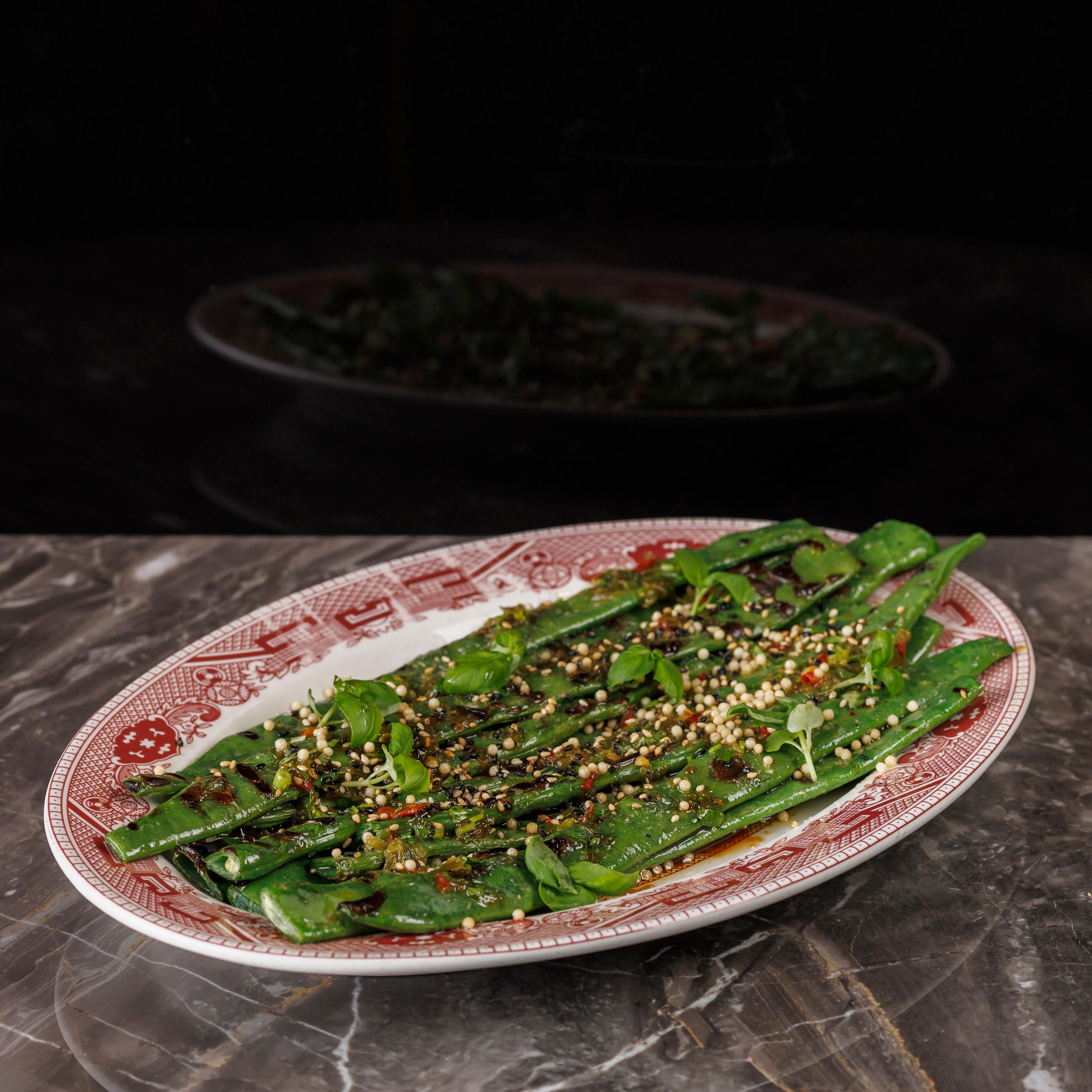 Charred Romano Beans