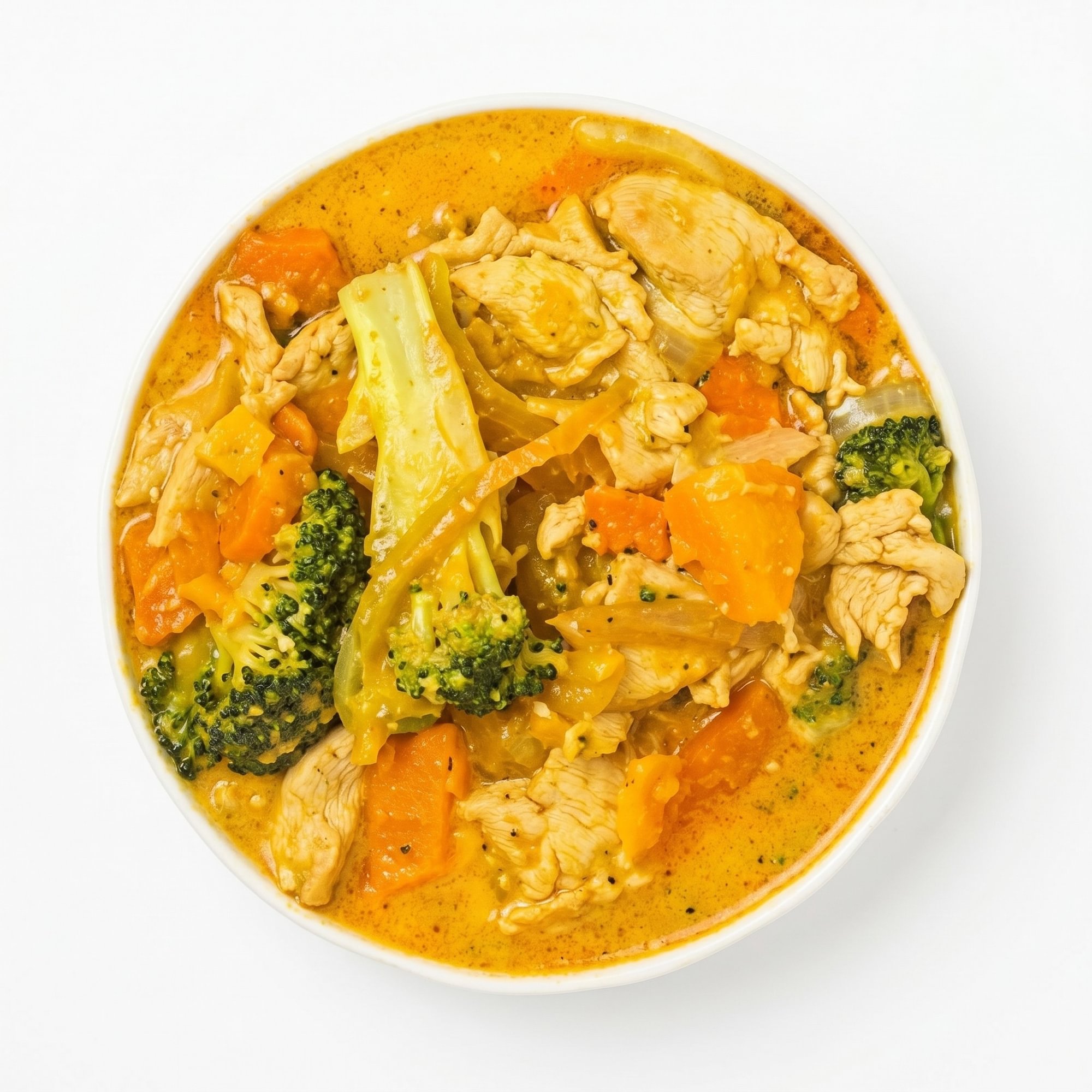 Red Noodle Curry Soup