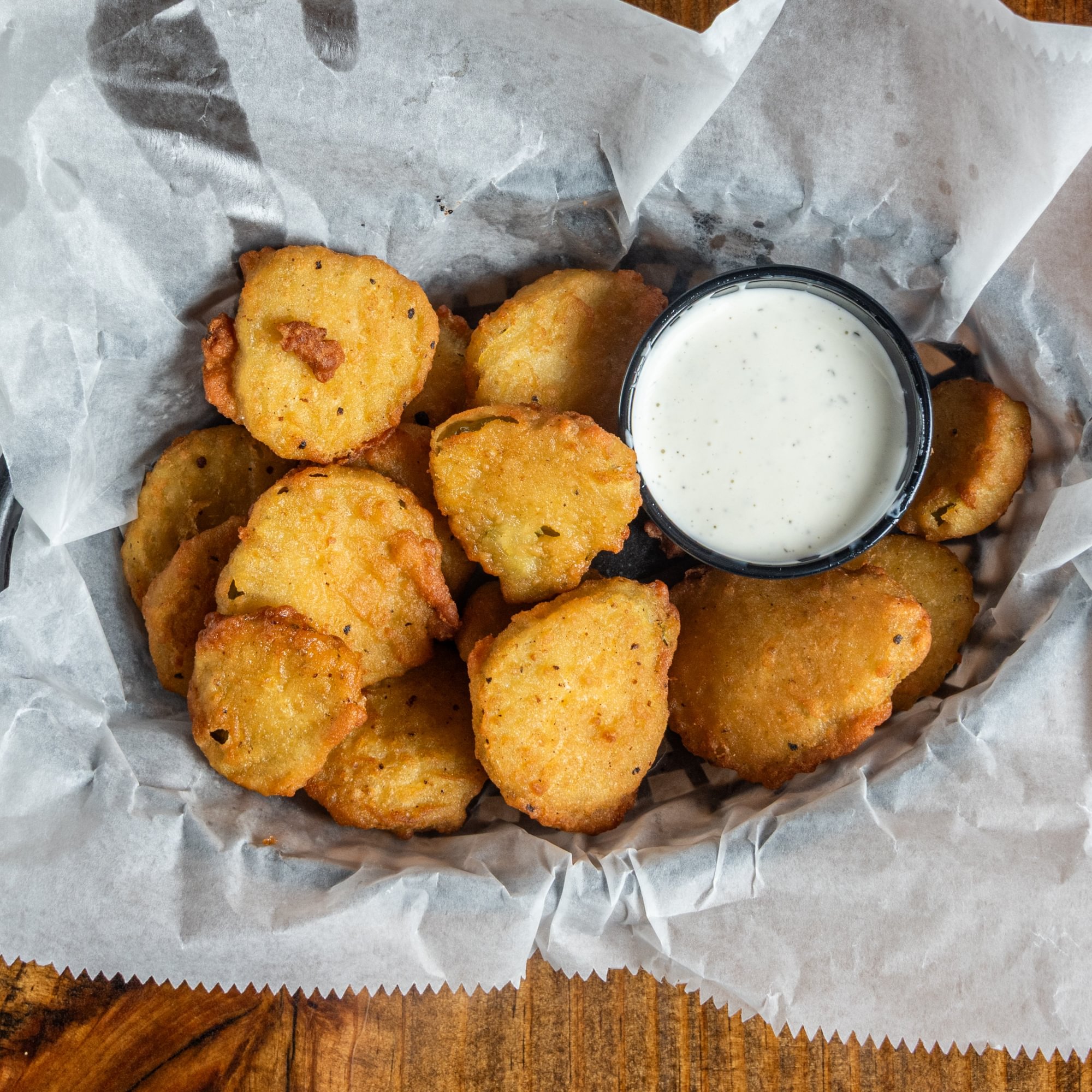 Fried Dill Pickle Chips