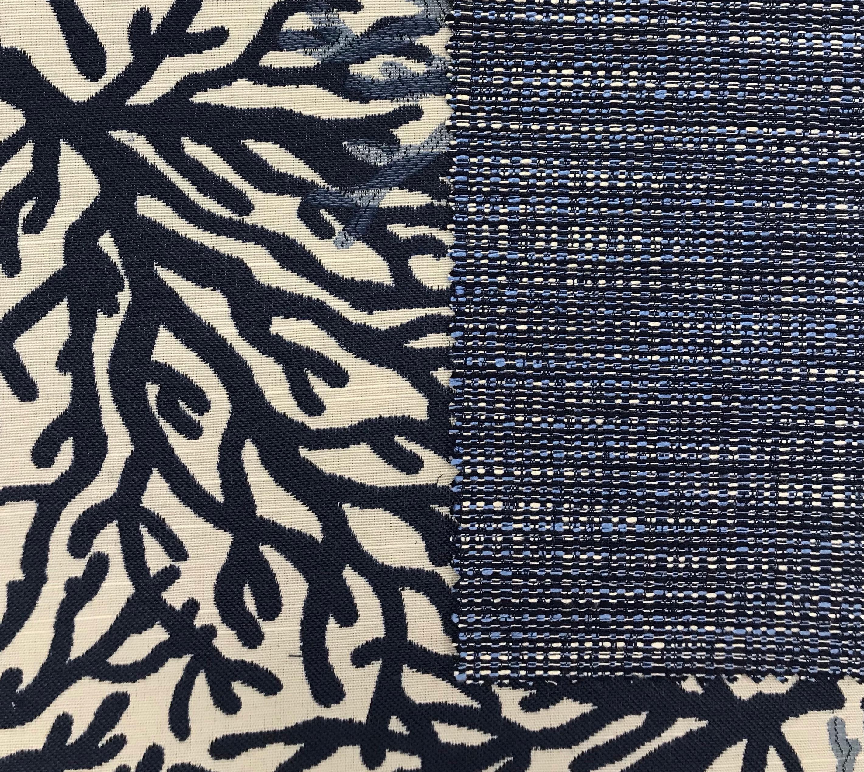 Drapery is a great way to integrate the colors and textures you've built into the rest of your home's interior! Have a beachy, ocean-themed space in your home? Fabrics like these might be the finishing touch you've been looking for. Head to our showroom in Vero Beach to see our fabric options in per