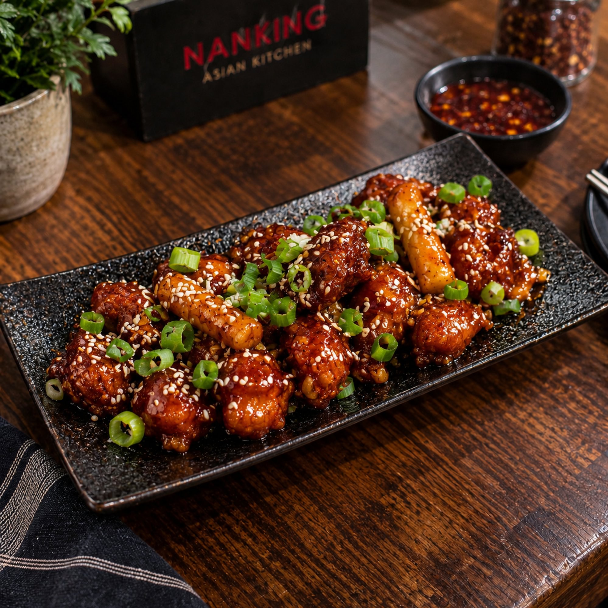 Crispy Honey Glazed Chicken