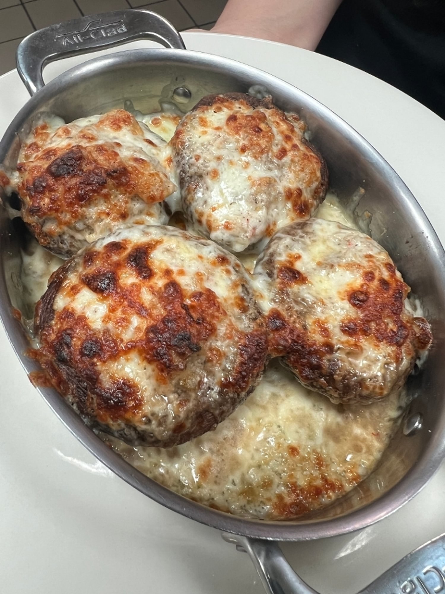 Sausage and Cheese Stuffed Mushrooms