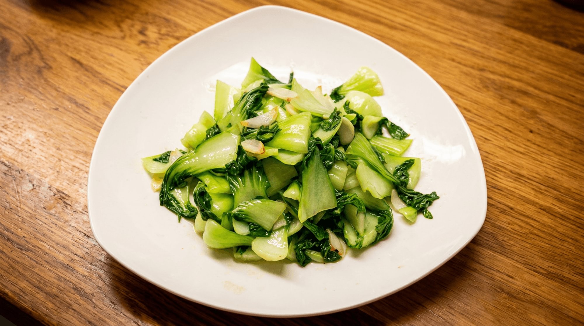 Baby Bok Choy w/ Garlic