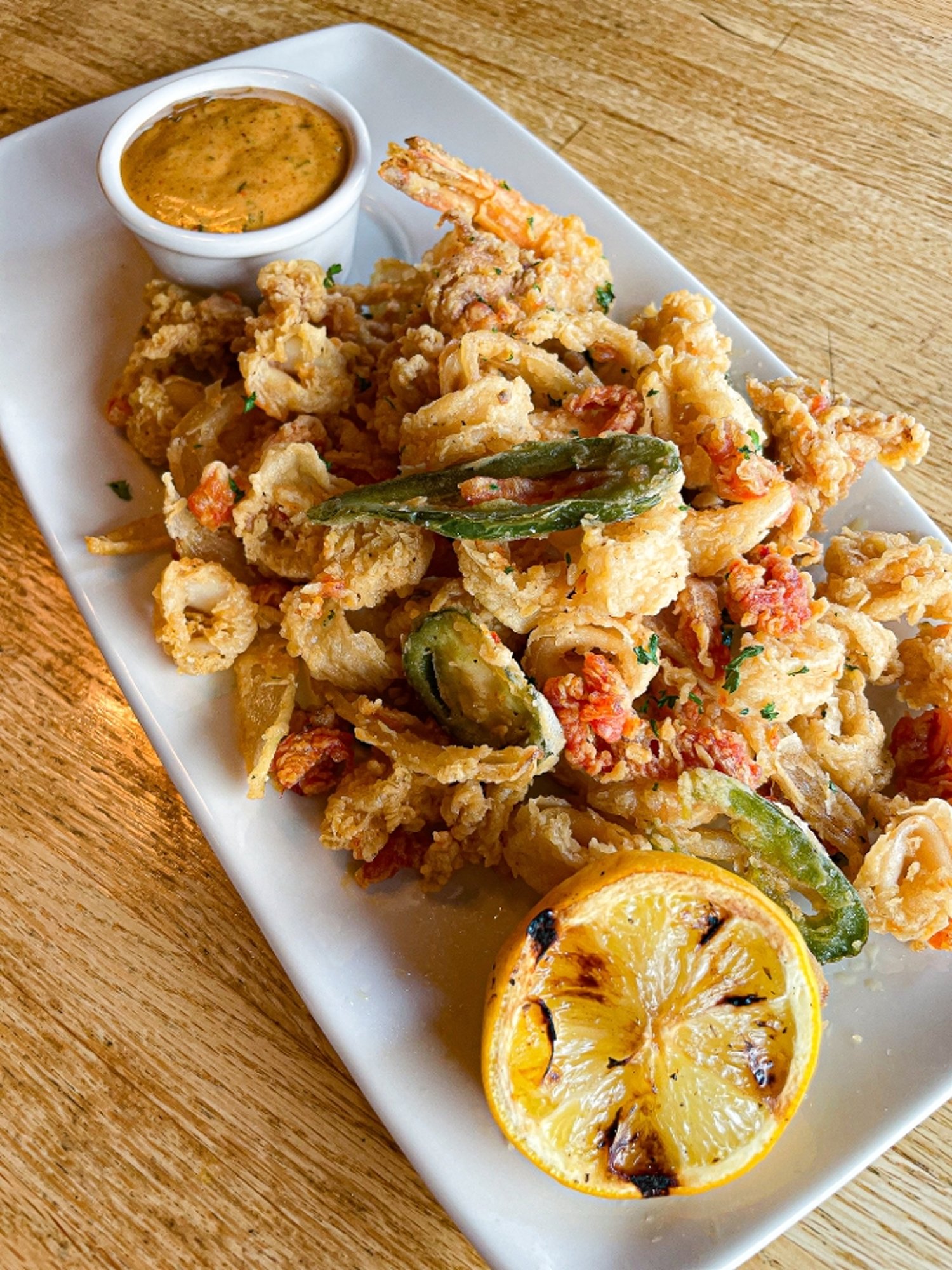 Calamari and Shrimp
