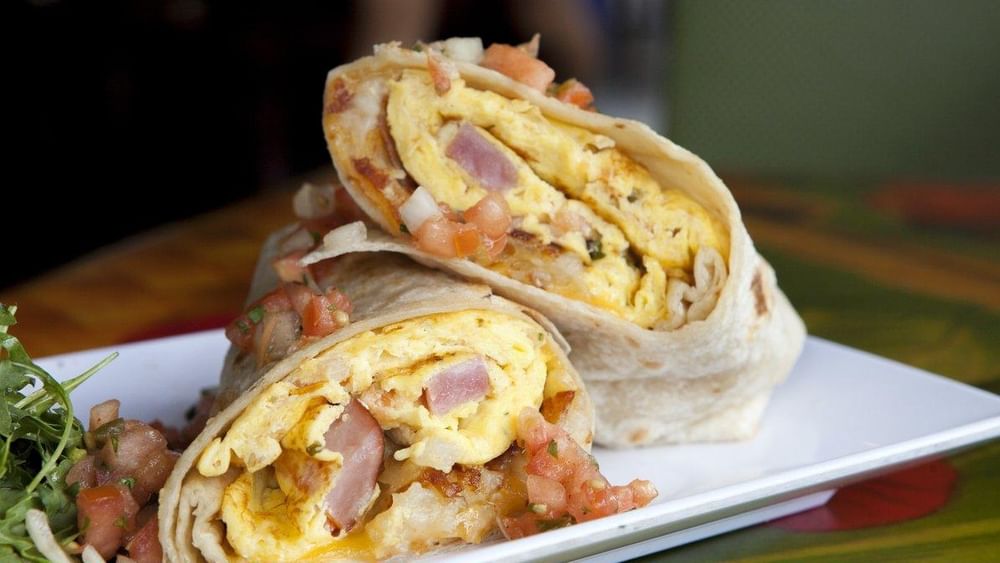 Hungry Ham Breakfast Burrito