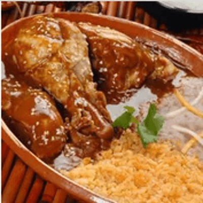 Chicken Mole Dinner Plate