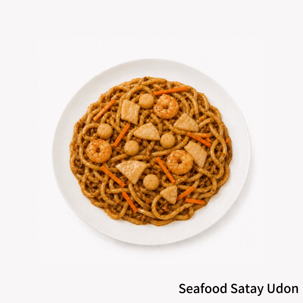 Seafood Satay Udon