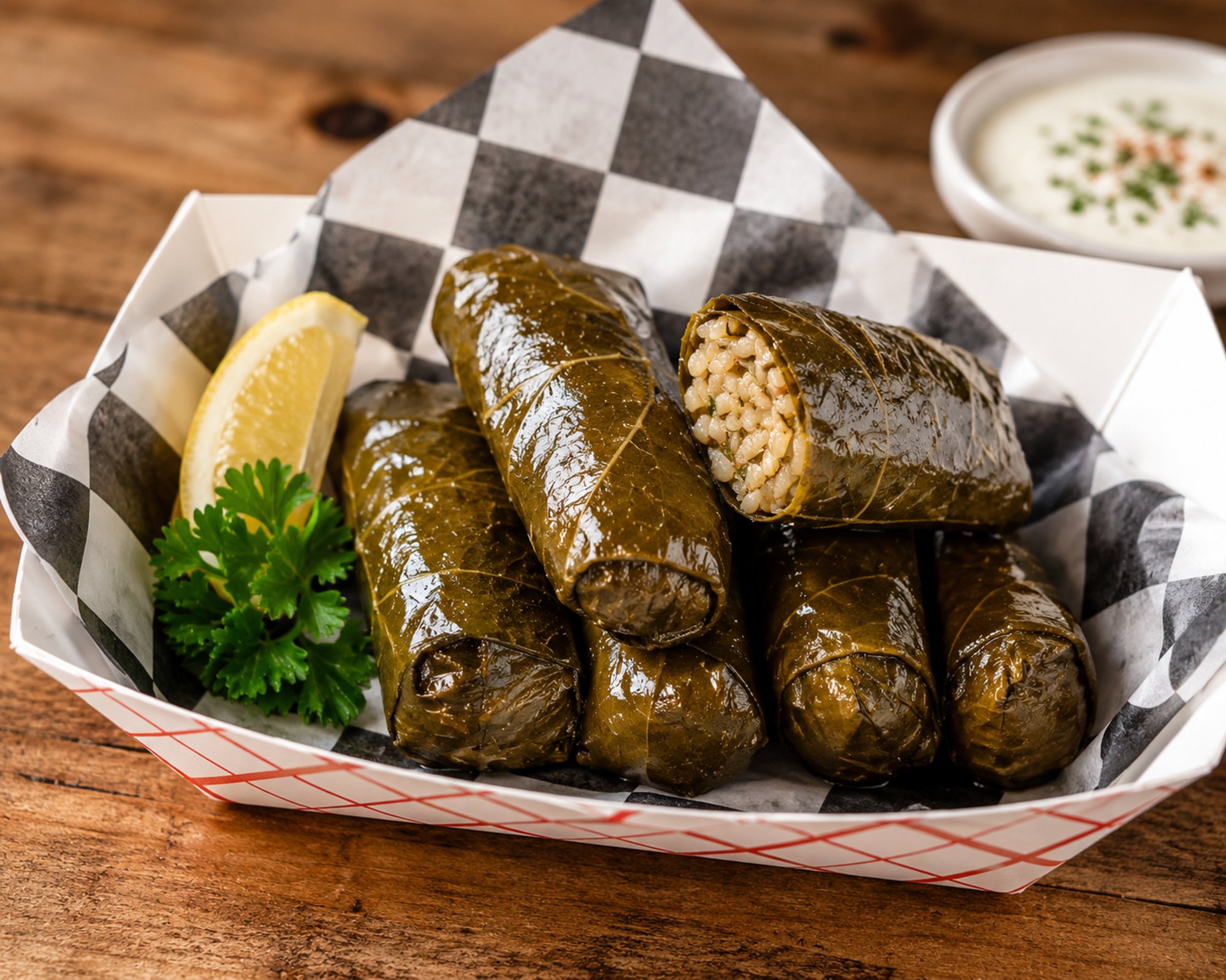 Stuffed Grape leaves 5pcs Ⓥ (GF)