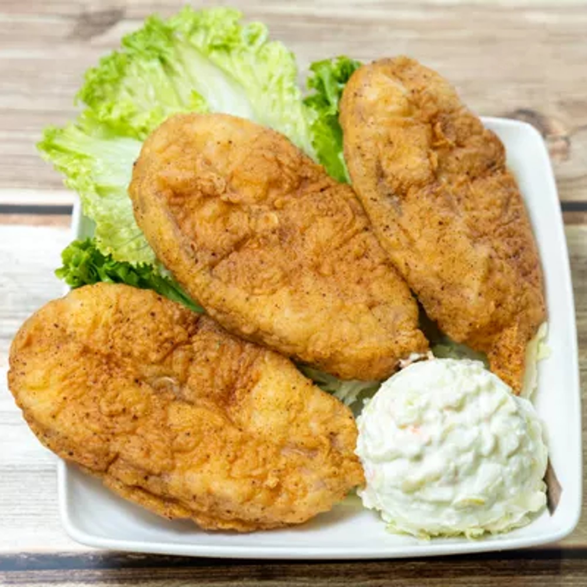 Catfish Steak Lunch