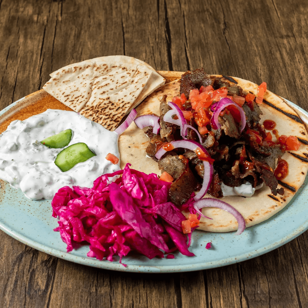 Gyro Plate (Beef and Lamb Mix) Platter