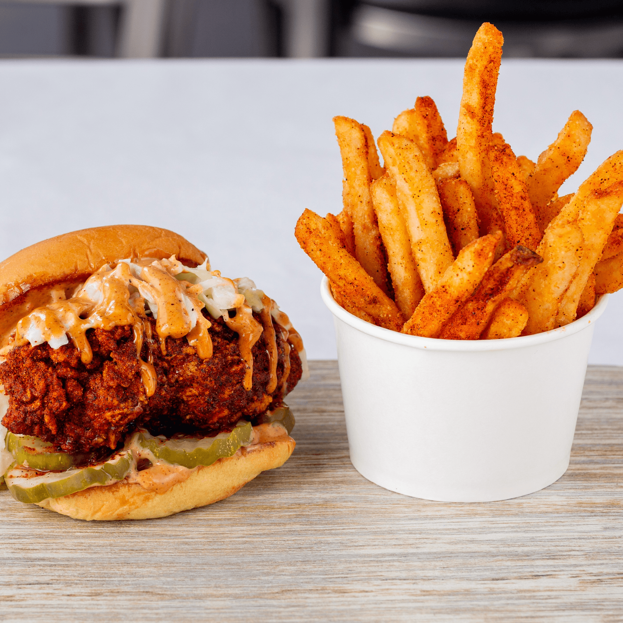 1-Slider with fries