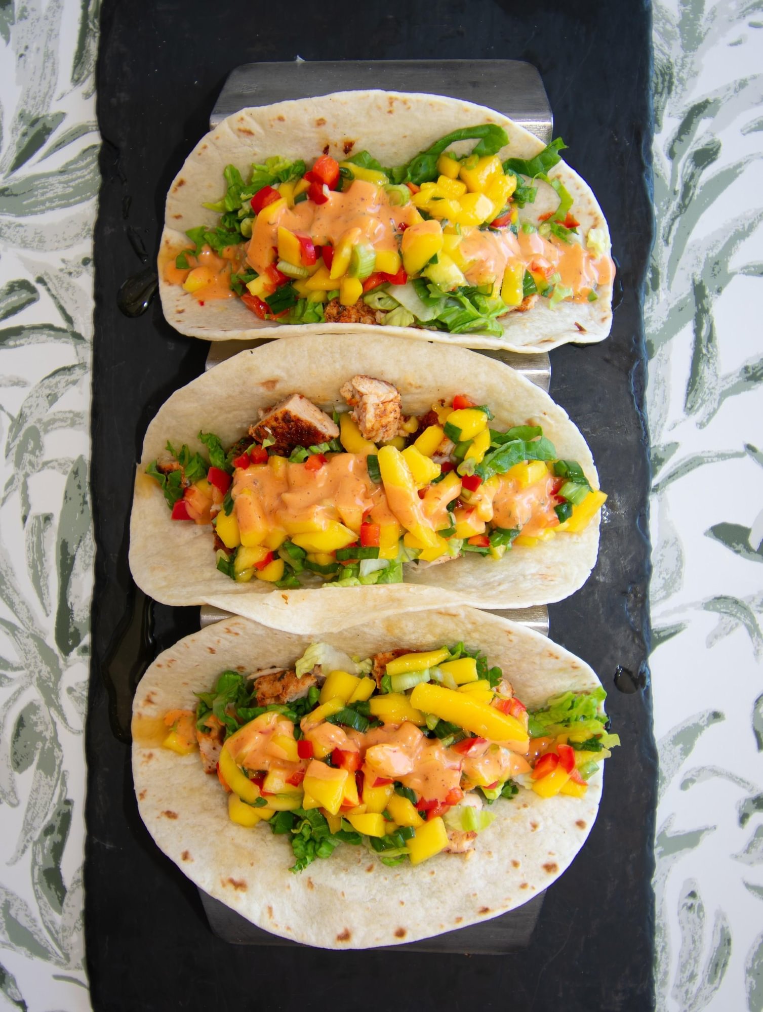 Tacos - Cajun Chicken (Flour Tortillas)