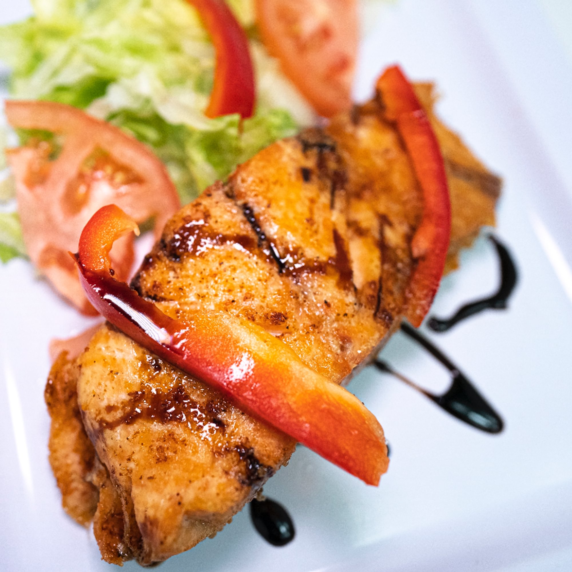 Salmon Al Ajillo Or Baked 2 Pieces