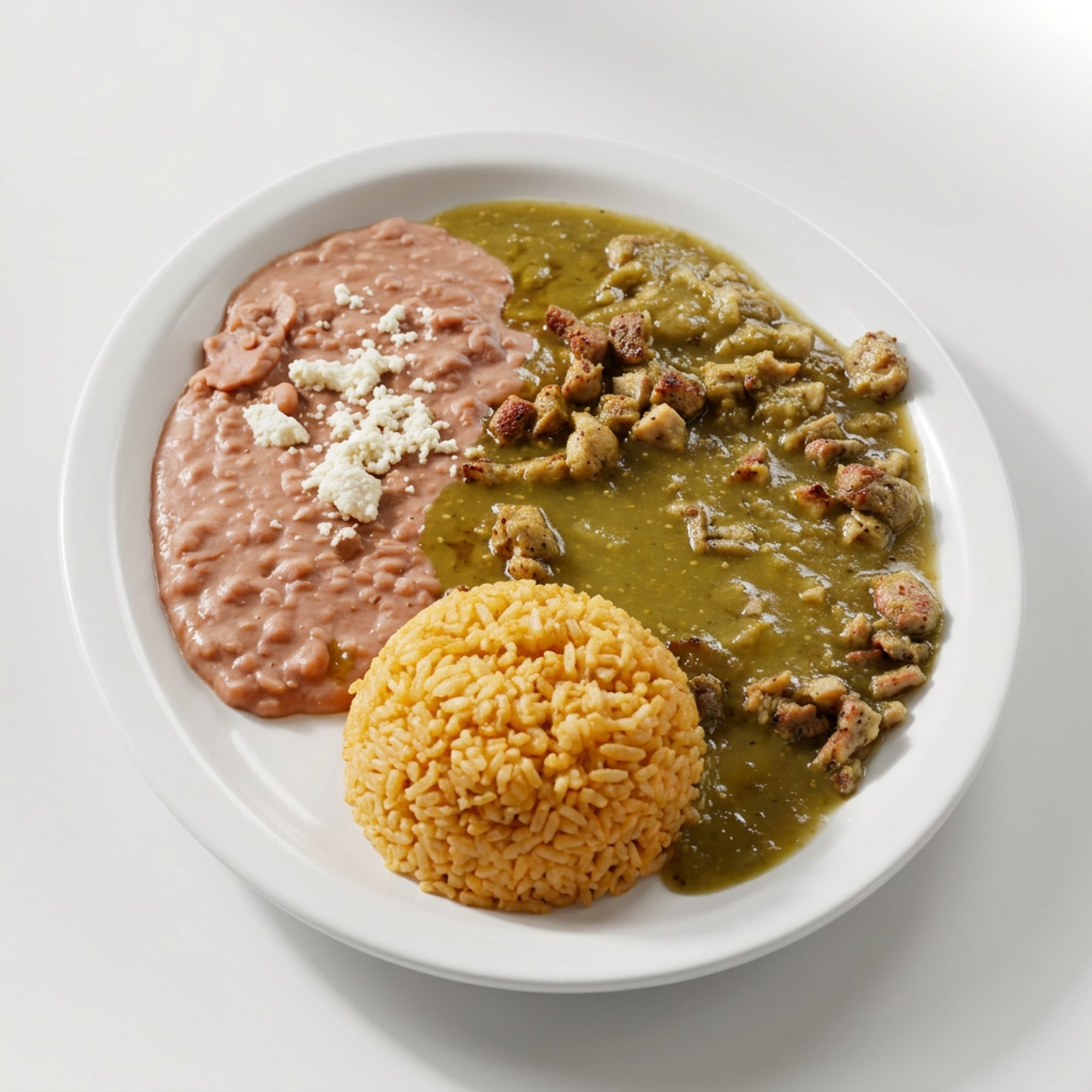 Guiso Verde or Adobo (Green Stew or Adobo) Plate