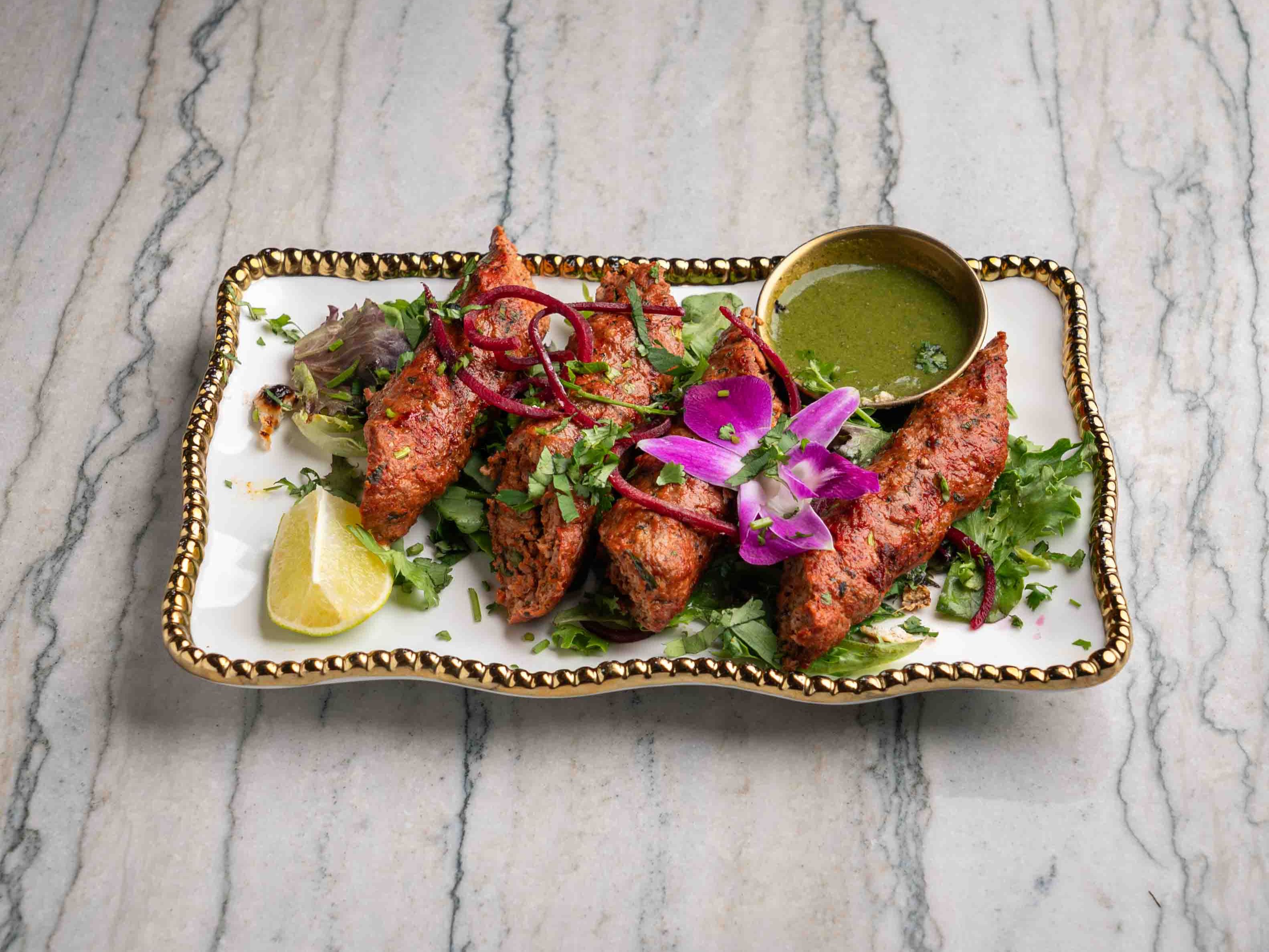 Reshmi Seekh Kebab