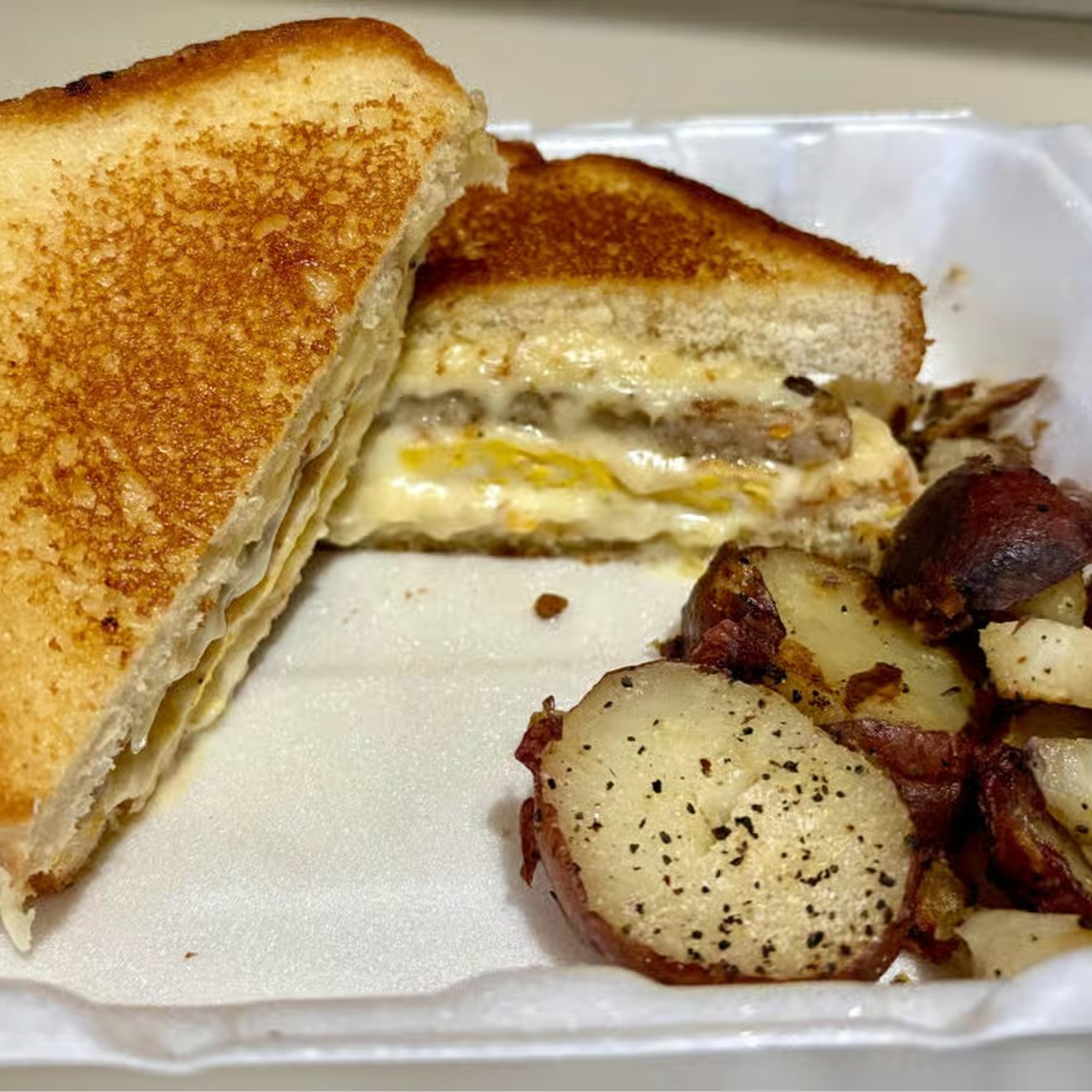 Breakfast Grilled Cheese Sandwich