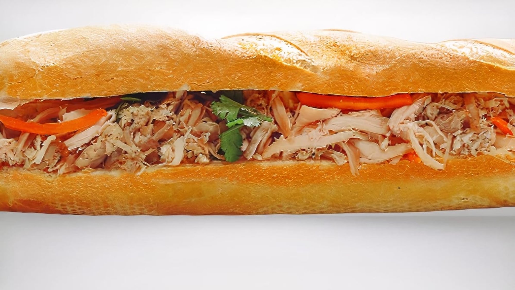Shredded Chicken Baguette