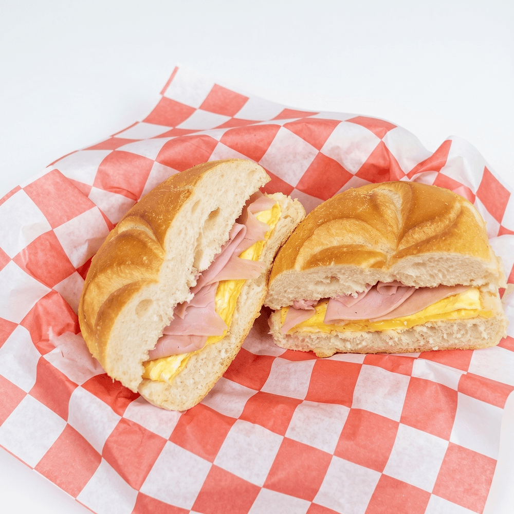 Sliced Ham, Egg, & Cheese Sandwich