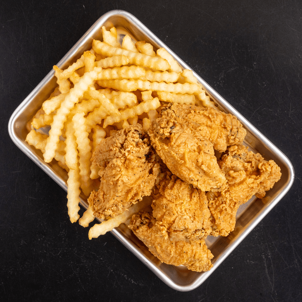 6pc. Classic Chicken Wings with Fries