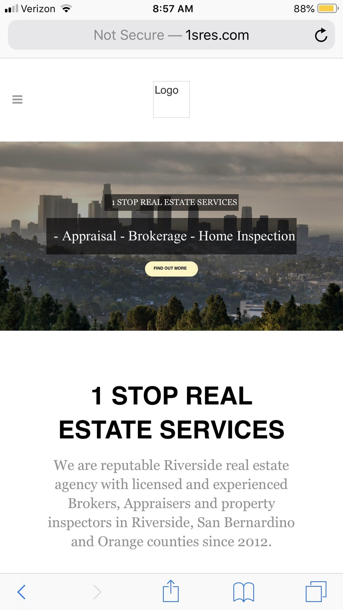 1 Stop Real Estate Services Logo