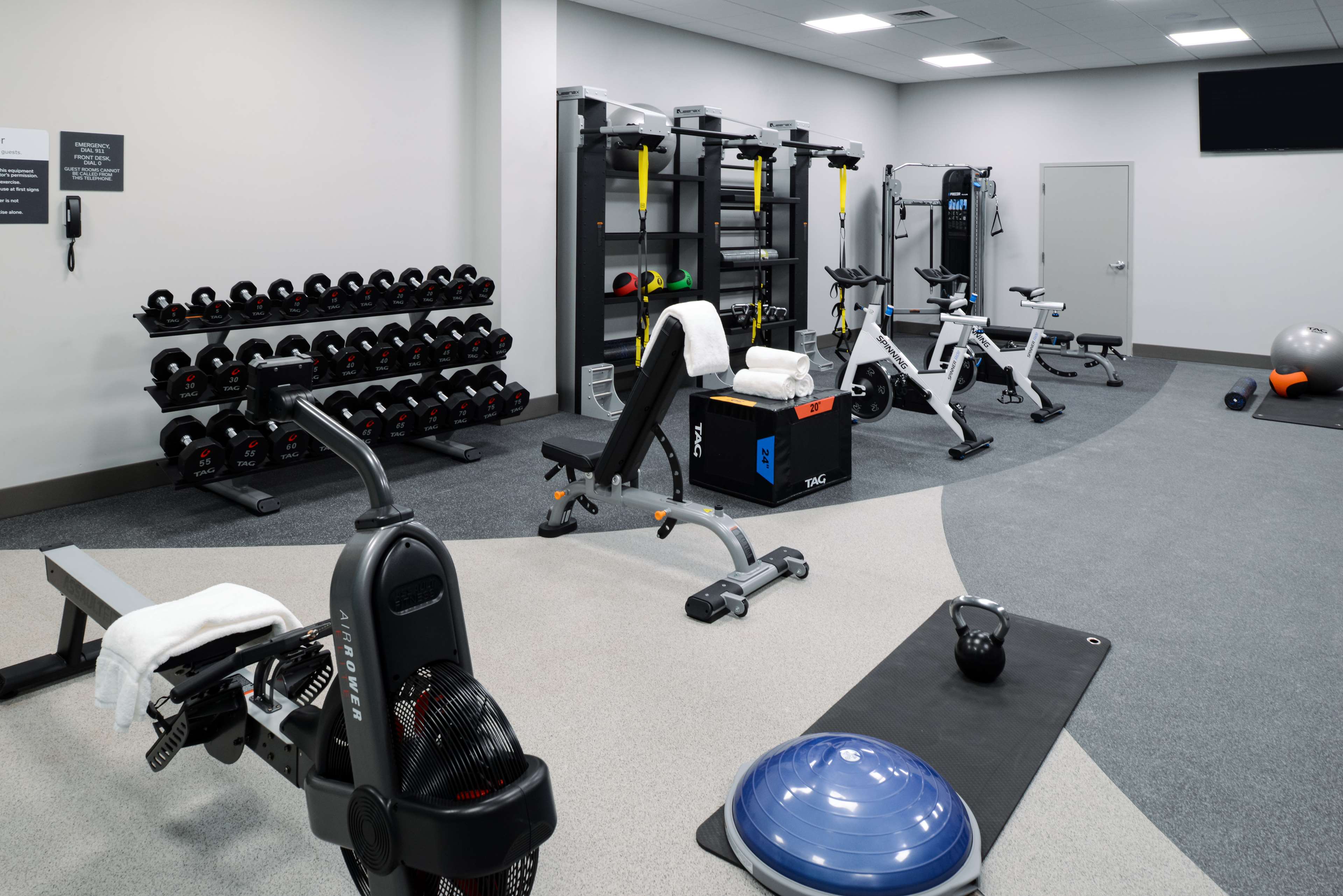 Health club  fitness center  gym