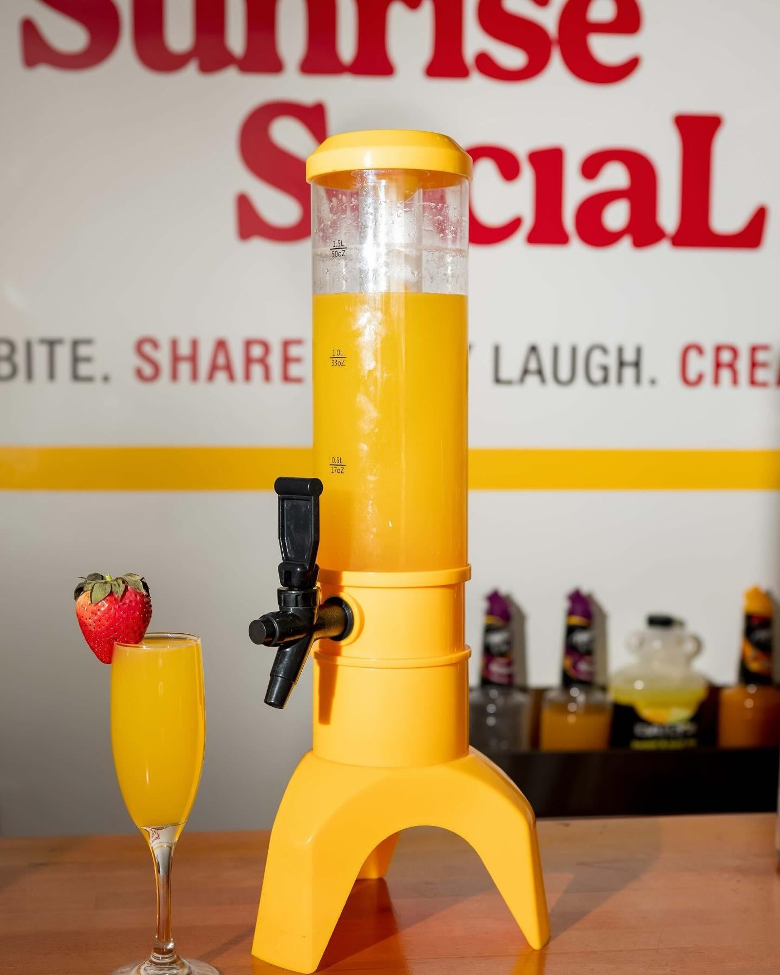orange juice carafe