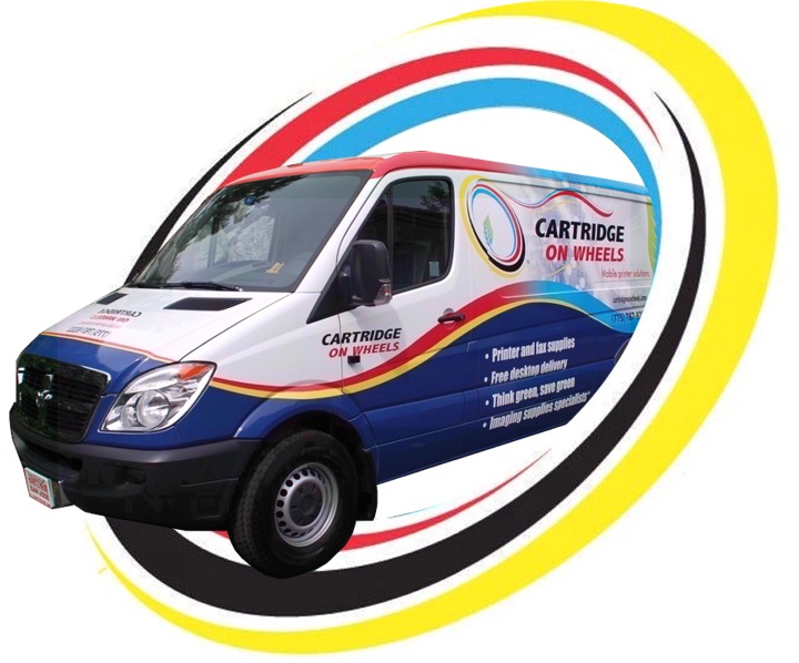 Cartridge on Wheels Logo