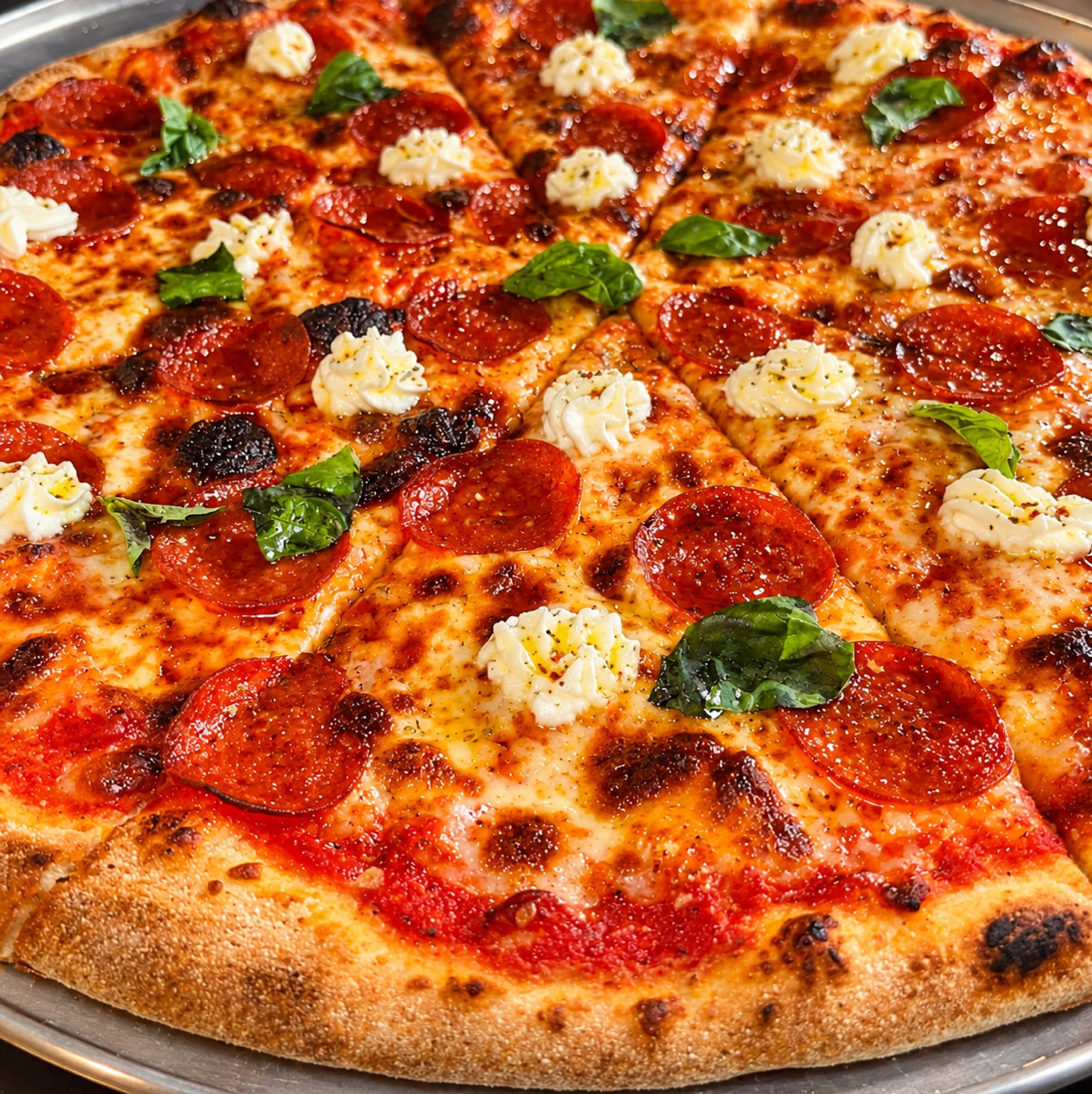 Hot Honey Pepperoni Ricotta