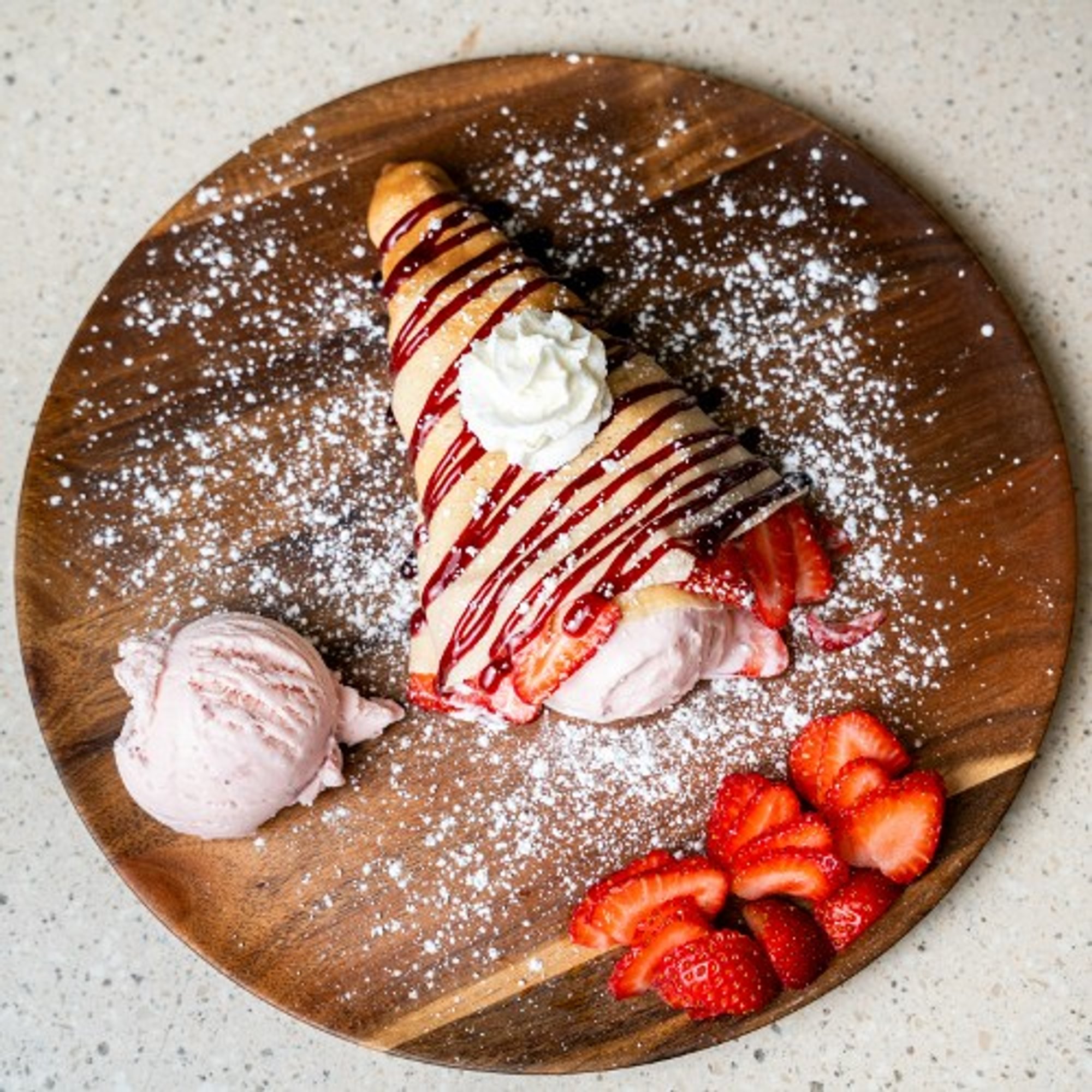 Strawberry Sunday Crepe