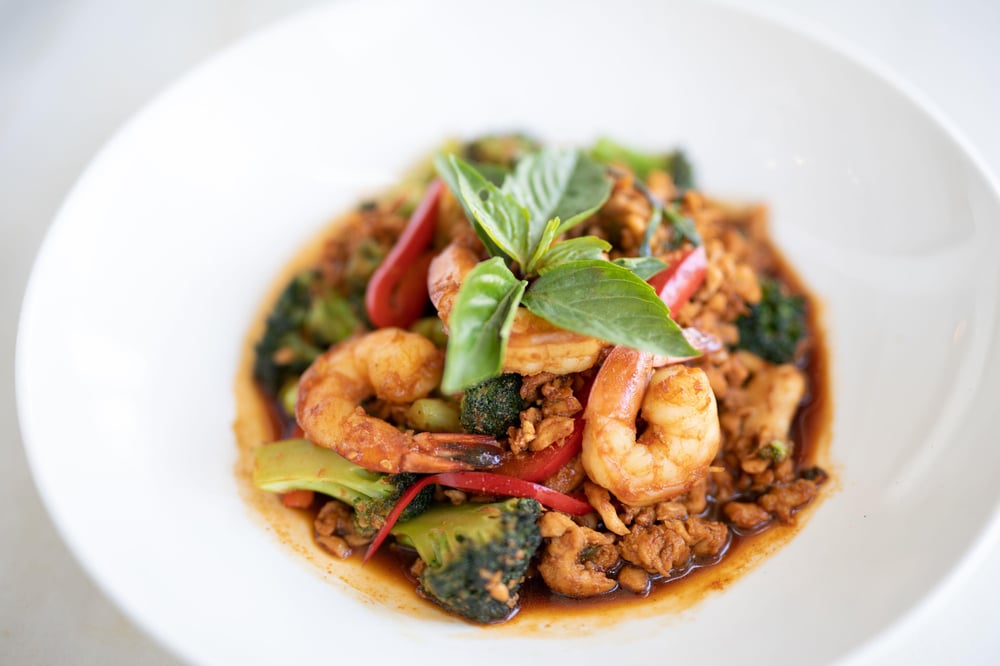 Shrimp & Basil Chicken