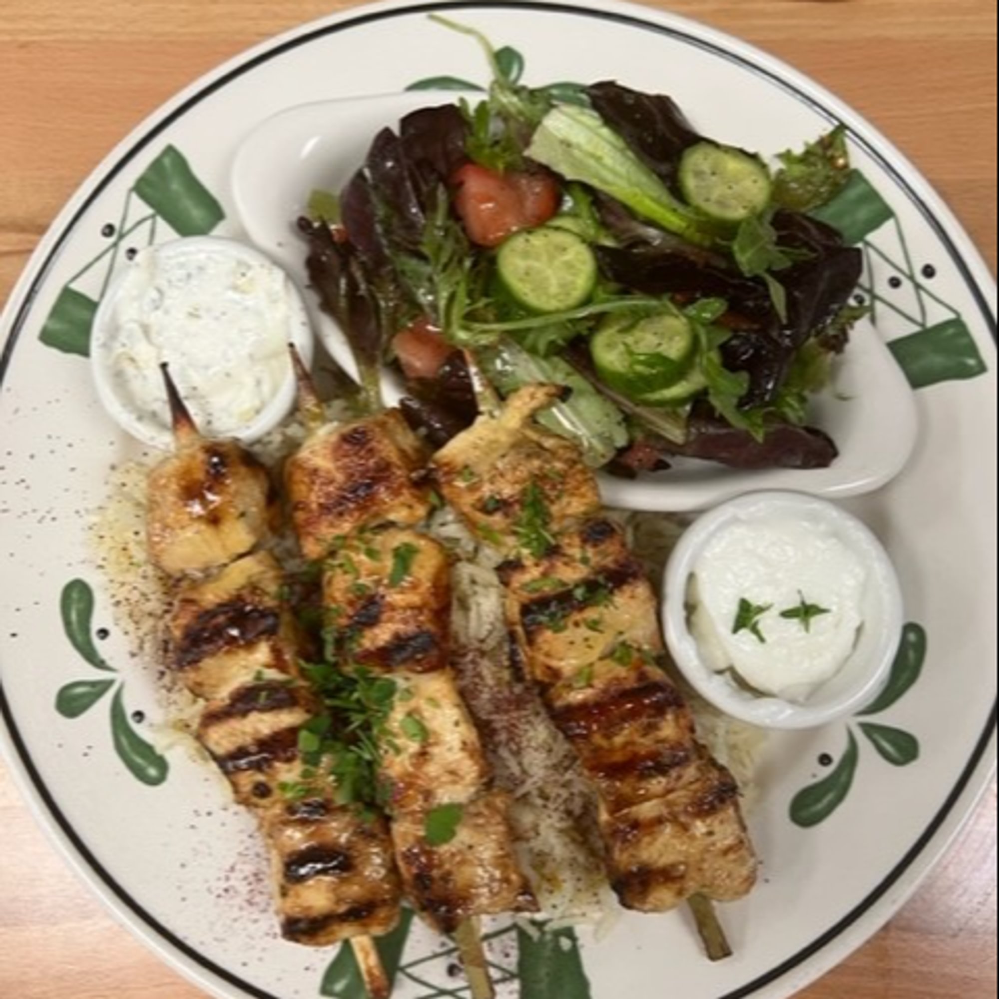 Chicken Kabob Plate