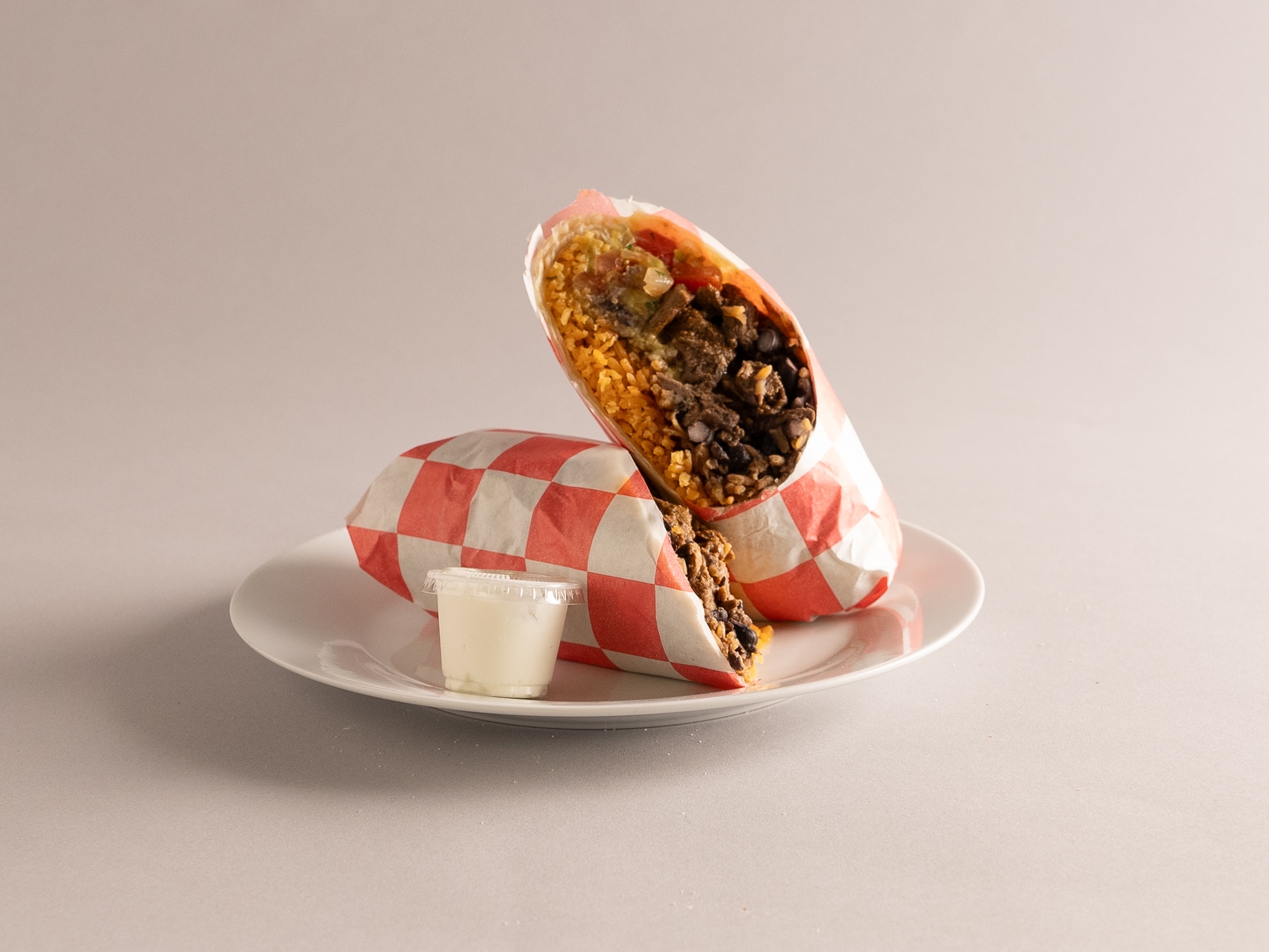 Short Ribs BBQ (pork) Burrito