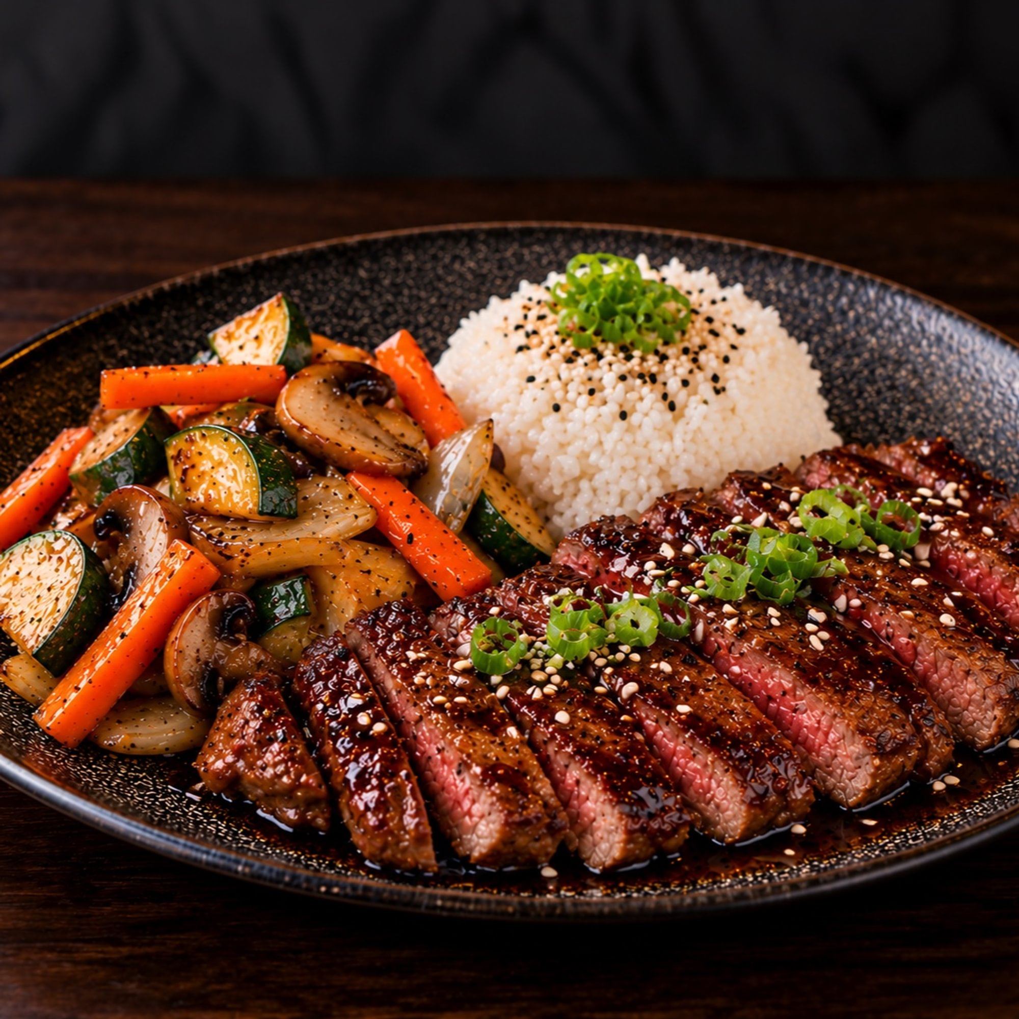 Teriyaki Ribeye Lunch