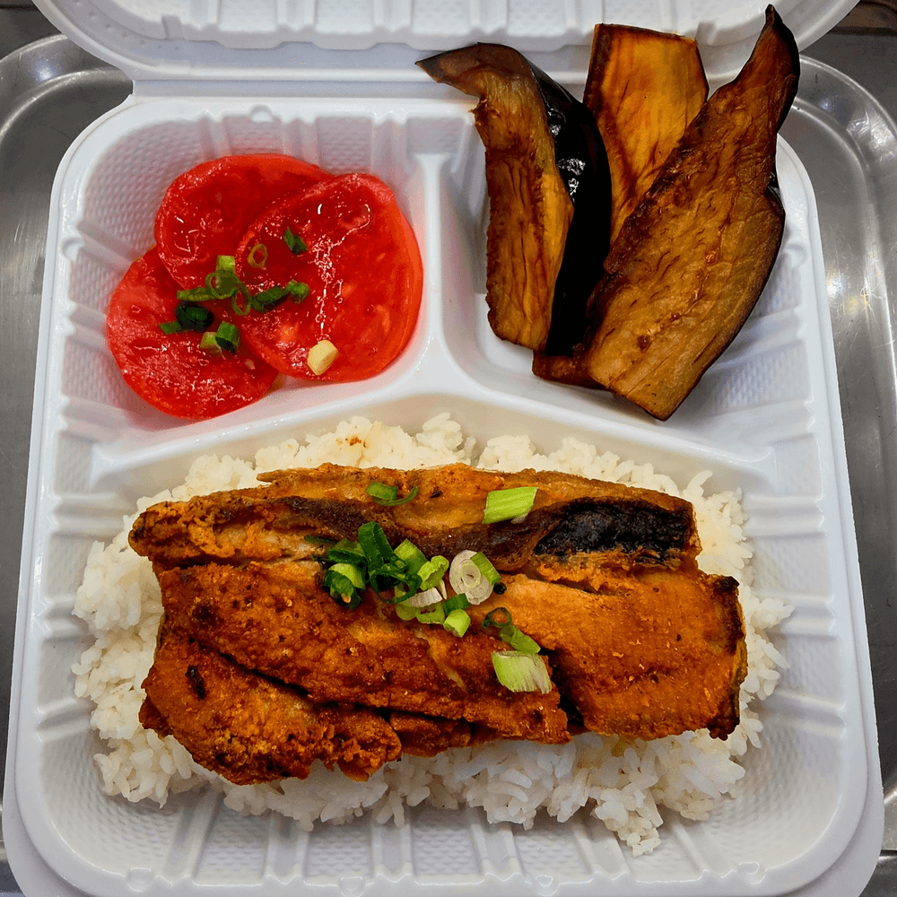 Fried Fish & Eggplant