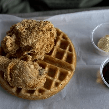 2pc Dark Chicken and Waffles