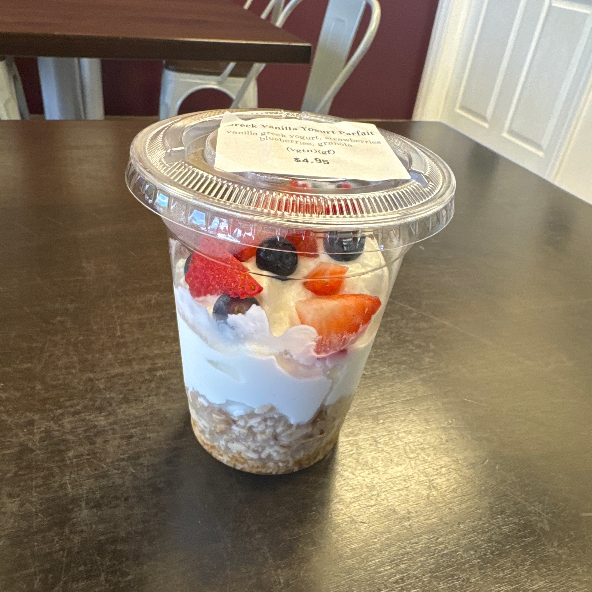 Vanilla Yogurt Parfait (Vgtn)(GF) - Yogurt Parfaits