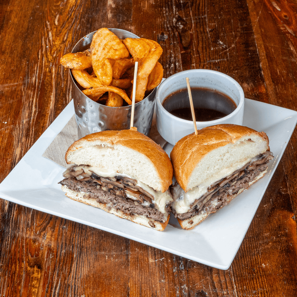 Mushroom Swiss Burger ½ Pound Burger