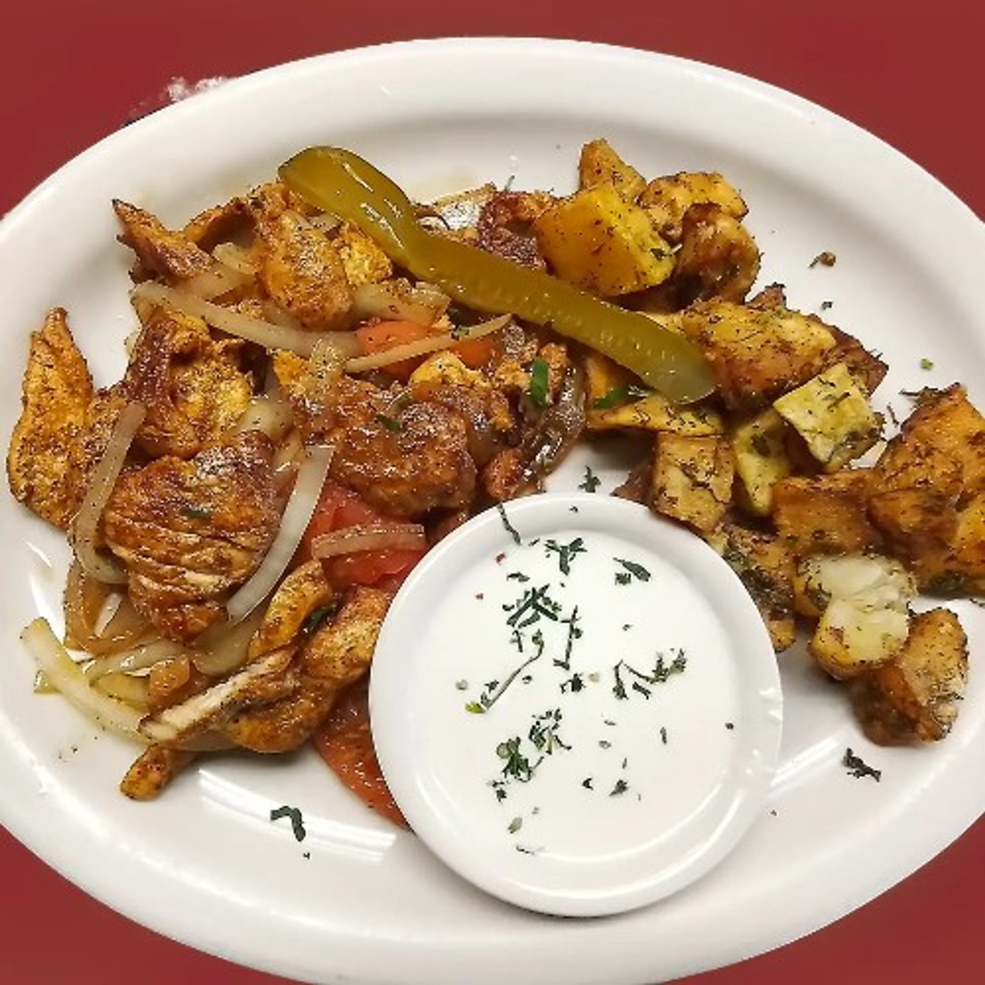 Chicken Shawarma Platter Lunch