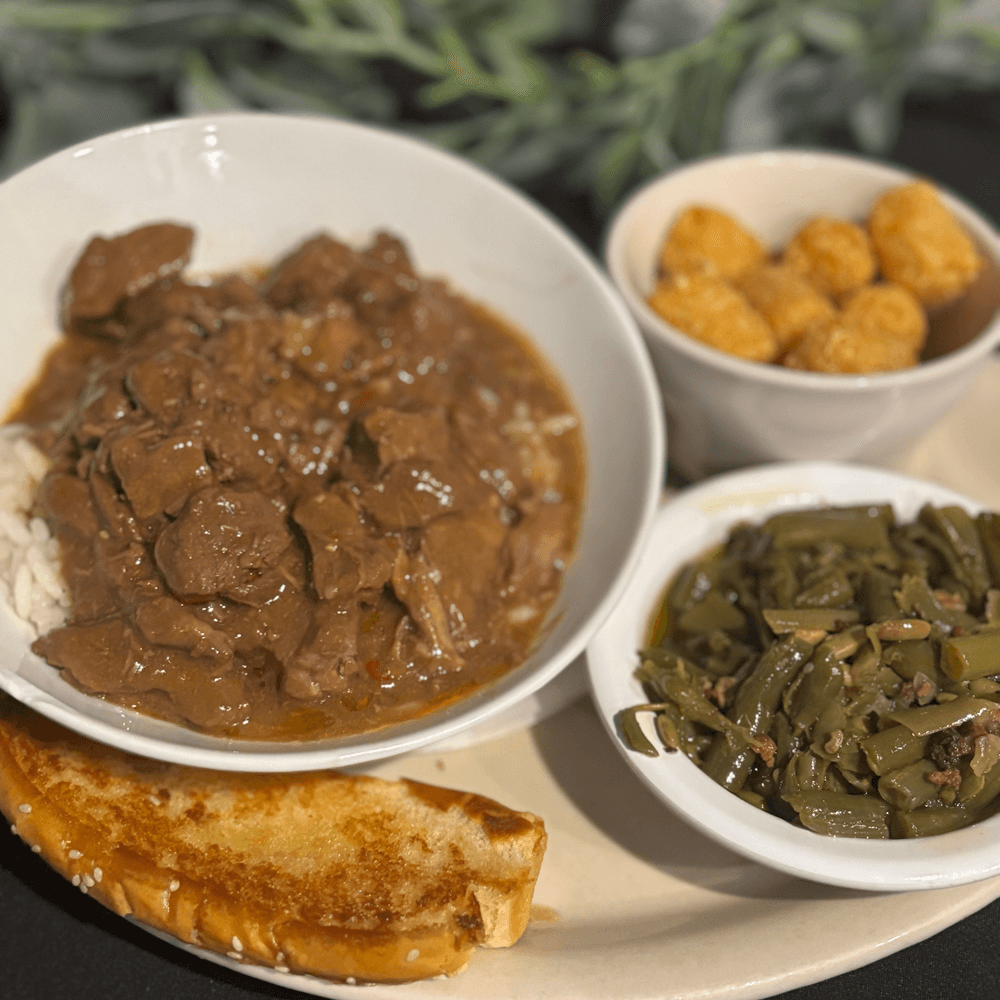 Beef Tips & Rice